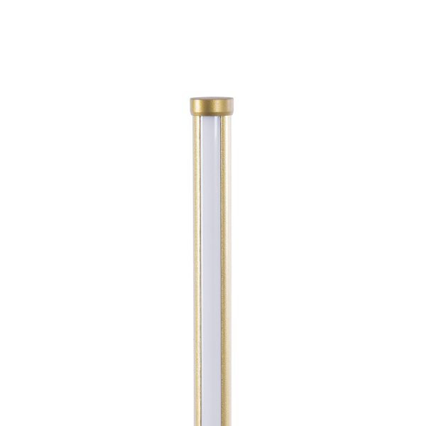 DALUMA 60472 Μοντέρνο Επιδαπέδιο Φωτιστικό LED 24W 2640lm 200° AC 220-240V IP20 Ρυθμιζόμενο Λευκό CCT από 2700K έως 6000K - Χρυσό Πλατίνα - Μ18 x Π18 x Υ160cm - 3 Χρόνια Εγγύηση - Image 4