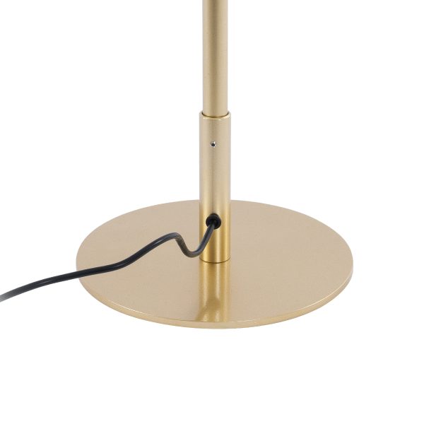 DALUMA 60472 Μοντέρνο Επιδαπέδιο Φωτιστικό LED 24W 2640lm 200° AC 220-240V IP20 Ρυθμιζόμενο Λευκό CCT από 2700K έως 6000K - Χρυσό Πλατίνα - Μ18 x Π18 x Υ160cm - 3 Χρόνια Εγγύηση - Image 5