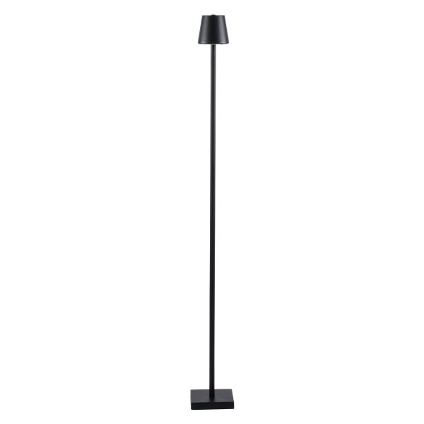 NEGA 60477 Μοντέρνο Επιδαπέδιο Φωτιστικό LED 2.2W 154lm 360° DC 5V IP44 Θερμό Λευκό 2700K Dimmable με Διακόπτη Αφής - Επαναφορτιζόμενο με Μπαταρία Li-ion 4000mAh - Μαύρο - Φ10 x Υ135cm - 2 Χρόνια Εγγύηση - Image 5