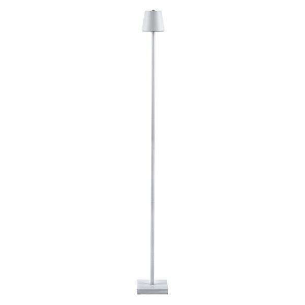 NEGA 60478 Μοντέρνο Επιδαπέδιο Φωτιστικό LED 2.2W 154lm 360° DC 5V IP44 Θερμό Λευκό 2700K Dimmable με Διακόπτη Αφής - Επαναφορτιζόμενο με Μπαταρία Li-ion 4000mAh - Λευκό - Φ10 x Υ135cm - 2 Χρόνια Εγγύηση - Image 5