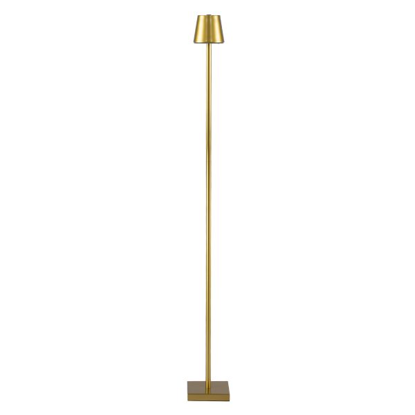 NEGA 60479 Μοντέρνο Επιδαπέδιο Φωτιστικό LED 2.2W 154lm 360° DC 5V IP44 Θερμό Λευκό 2700K Dimmable με Διακόπτη Αφής - Επαναφορτιζόμενο με Μπαταρία Li-ion 4000mAh - Χρυσό Πλατίνα - Φ10 x Υ135cm - 2 Χρόνια Εγγύηση - Image 5