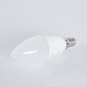 60488 Έξυπνη Λάμπα LED E14 C37 Κεράκι Smart Home Wifi 5.5W 550lm 260° AC 220-240V IP20 Φ3.7 x Υ11cm RGB+CCT – Εναλλαγή Φωτισμού & Dimming μέσω Εφαρμογής Tuya – Bridgelux Chip – 3 Χρόνια Εγγύηση