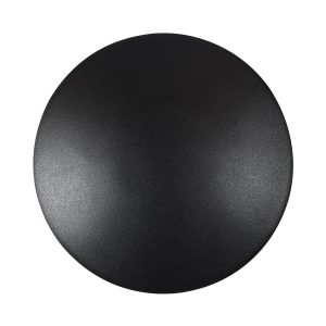 HELIO-R 60492 Φωτιστικό Τοίχου – Απλίκα Αρχιτεκτονικού Φωτισμού Εσωτερικού/Εξωτερικού Χώρου LED 7W 840lm 120° x 360° AC 220-240V Αδιάβροχο IP65 Φ16 x Π5cm – Φυσικό Λευκό 4500K – Μαύρο – Στρόγγυλο – Bridgelux Chip – 3 Years Warranty