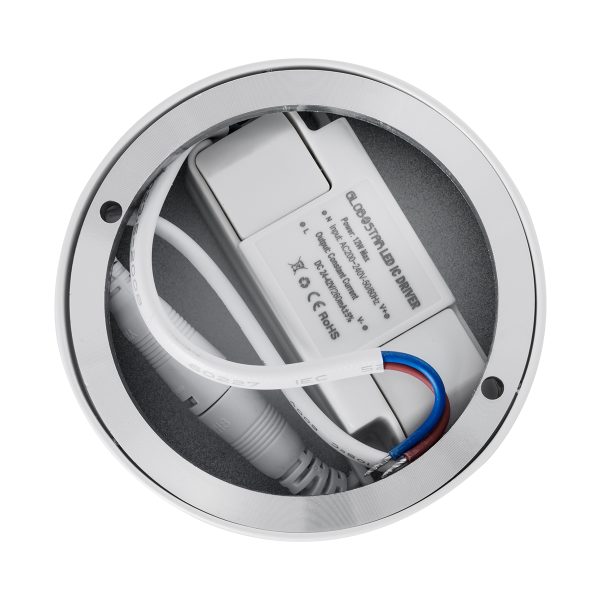 DETRONIC 60501 Επιφανειακό Κινούμενο Spot Downlight LED 10W 1300lm 24° AC 220-240V IP20 Φ9cm x Υ16cm - Στρόγγυλο - Λευκό - Φυσικό Λευκό 4500K - Bridgelux COB - TÜV Certified Driver - 5 Χρόνια Εγγύηση - Image 5