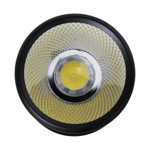 DETRONIC 60503 Επιφανειακό Κινούμενο Spot Downlight LED 10W 1350lm 24° AC 220-240V IP20 Φ9cm x Υ16cm – Στρόγγυλο – Μαύρο – Ψυχρό Λευκό 6000K – Bridgelux COB – TÜV Certified Driver – 5 Χρόνια Εγγύηση
