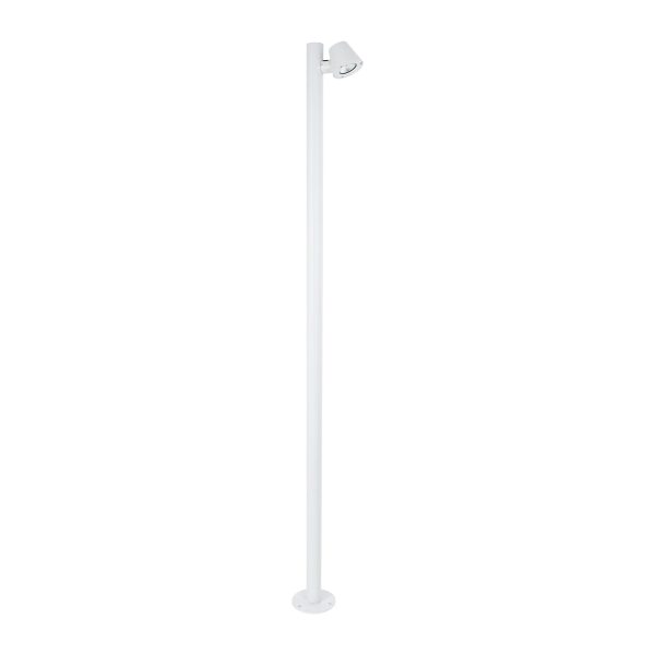 GARDENIA 60509 Φωτιστικό Κήπου - Πάρκου - Πλατείας - Κολωνάκι Αρχιτεκτονικού Φωτισμού Εξωτερικού Χώρου LED 7W 700lm 60° AC220-240V Αδιάβροχο IP65 - Σώμα Αλουμινίου & Tempered Glass - Μ15 x Π18 x Υ180cm - Θερμό Λευκό 2700K - Λευκό - Bridgelux Chip - 5 - Image 2