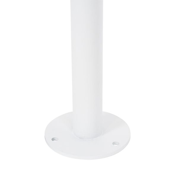 GARDENIA 60509 Φωτιστικό Κήπου - Πάρκου - Πλατείας - Κολωνάκι Αρχιτεκτονικού Φωτισμού Εξωτερικού Χώρου LED 7W 700lm 60° AC220-240V Αδιάβροχο IP65 - Σώμα Αλουμινίου & Tempered Glass - Μ15 x Π18 x Υ180cm - Θερμό Λευκό 2700K - Λευκό - Bridgelux Chip - 5 - Image 5