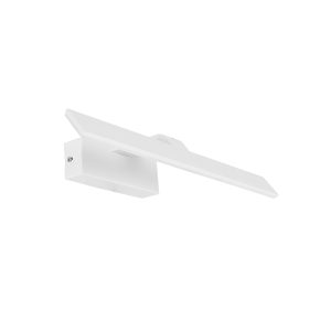 MIRROR 60512 Φωτιστικό Τοίχου – Απλίκα LED 12W 1440lm 120° AC 85-265V IP54 Φυσικό Λευκό 4500K Λευκό Μέταλλο – Μ42 x Π5 x Υ15cm – 2 Xρόνια Εγγύηση