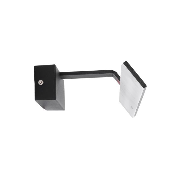 MIRROR 60514 Φωτιστικό Τοίχου - Απλίκα LED 12W 1440lm 120° AC 85-265V IP54 Φυσικό Λευκό 4500K Μαύρο Μέταλλο - Μ42 x Π5 x Υ15cm - 2 Xρόνια Εγγύηση - Image 4