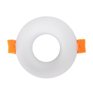 OMICRON 60632 Χωνευτό Στρόγγυλο Σποτ Οροφής για Λάμπα MR16/GU10 – IP20 – Χυτό Αλουμίνιο – Φ8.5 x Υ3cm – Λευκό – 5 Years Warranty