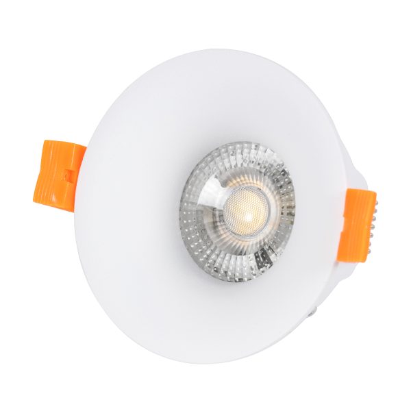 OMICRON 60632 Χωνευτό Στρόγγυλο Σποτ Οροφής για Λάμπα MR16/GU10 - IP20 - Χυτό Αλουμίνιο - Φ8.5 x Υ3cm - Λευκό - 5 Years Warranty - Image 5