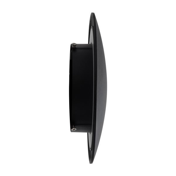 HELIO-R 60660 Φωτιστικό Τοίχου - Απλίκα Αρχιτεκτονικού Φωτισμού Εσωτερικού/Εξωτερικού Χώρου LED 10W 1150lm 120° x 360° AC 220-240V Αδιάβροχο IP65 Φ21 x Π5cm - Θερμό Λευκό 2700K - Μαύρο - Στρόγγυλο - Bridgelux Chip - 3 Years Warranty - Image 5