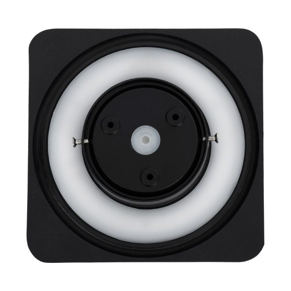 HELIO-S 60663 Φωτιστικό Τοίχου - Απλίκα Αρχιτεκτονικού Φωτισμού Εσωτερικού/Εξωτερικού Χώρου LED 10W 1150lm 120° x 360° AC 220-240V Αδιάβροχο IP65 Μ21 x Π5 x Υ21cm - Θερμό Λευκό 2700K - Μαύρο - Τετράγωνο - Bridgelux Chip - 3 Years Warranty - Image 4