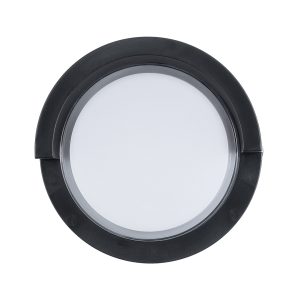 APEX 60764 Φωτιστικό Τοίχου – Απλίκα Εσωτερικού/Εξωτερικού Χώρου LED 10W 1050lm 120° AC175-265V Αδιάβροχο IP65 – Πλαστικό Σώμα – Φυσικό λευκό 4500K – Φ17 x Υ9cm – Μαύρο – Bridgelux Chip – 3 Χρόνια Εγγύηση