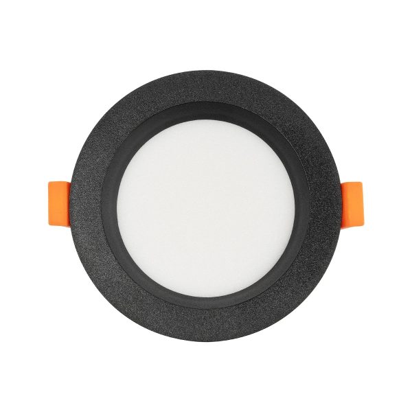 WATERA 60897 Χωνευτό Downlight Σποτ Panel LED 12W 1500lm 120° AC 220-240V Αδιάβροχο IP54 Ρυθμιζόμενο Λευκό CCT με Διακόπτη στο Σώμα 2700K/4500K/6000K Dimmable - Lumileds SMD Chip & TÜV SÜD Driver - Μαύρο Ματ - Μ10.8 x Π10.8 x Υ3.2cm / Q9cm - 3 Χρόνια - Image 4