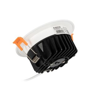 WATERA 60898 Χωνευτό Downlight Σποτ Panel LED 12W 1500lm 120° AC 220-240V Αδιάβροχο IP54 Ρυθμιζόμενο Λευκό CCT με Διακόπτη στο Σώμα 2700K/4500K/6000K Dimmable – Lumileds SMD Chip & TÜV SÜD Driver – Λευκό Ματ – Μ10.8 x Π10.8 x Υ3.2cm / Q9cm – 3 Χρόνια
