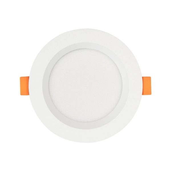 WATERA 60898 Χωνευτό Downlight Σποτ Panel LED 12W 1500lm 120° AC 220-240V Αδιάβροχο IP54 Ρυθμιζόμενο Λευκό CCT με Διακόπτη στο Σώμα 2700K/4500K/6000K Dimmable - Lumileds SMD Chip & TÜV SÜD Driver - Λευκό Ματ - Μ10.8 x Π10.8 x Υ3.2cm / Q9cm - 3 Χρόνια - Image 4