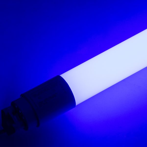 60899 LED Λάμπα Τύπου Φθορίου Γυάλινη T8 G13 120cm 18W 300 lm 300° AC 220-240V IP20 Φ2.7 x Μ120cm Μπλε - Image 4