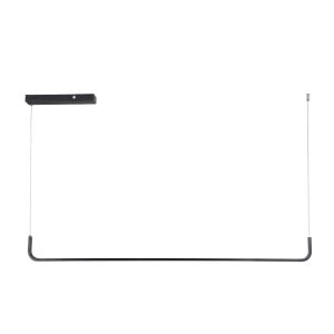 LINARIA 60921 Κρεμαστό Φωτιστικό Οροφής Design LED CCT 36W 4150lm 200° AC 220-240V – Εναλλαγή Φωτισμού μέσω Τηλεχειριστηρίου All In One Ψυχρό 6000k+Φυσικό 4500k+Θερμό 2700k Dimmable Μ120 x Π2 x Υ10cm – Μαύρο – 3 Years Warranty