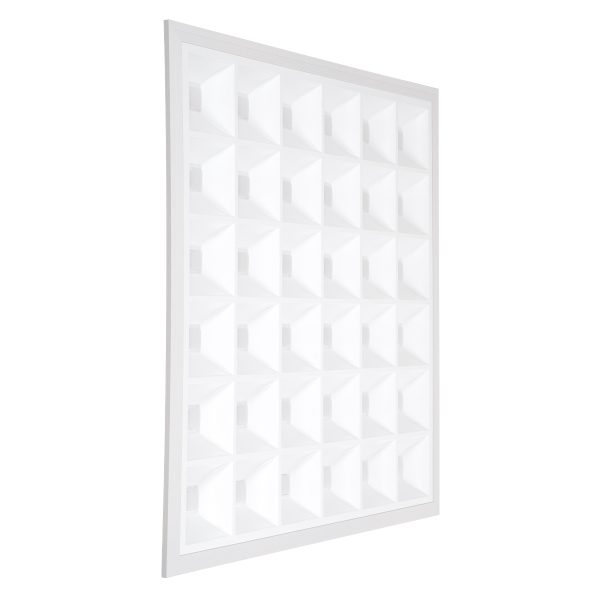 ZEUS 60969 Χωνευτό LED Panel 60x60cm 48W 7200lm 120° CRI≥86Ra UGR<19 Anti-Glare Shield Diffuser AC 220-240V IP44 Μ60 x Π60 x Υ3.3cm - Φυσικό Λευκό 4500K - Bridgelux High Lumen Chips - TÜV Certified Driver - 5 Years Warranty - Image 5