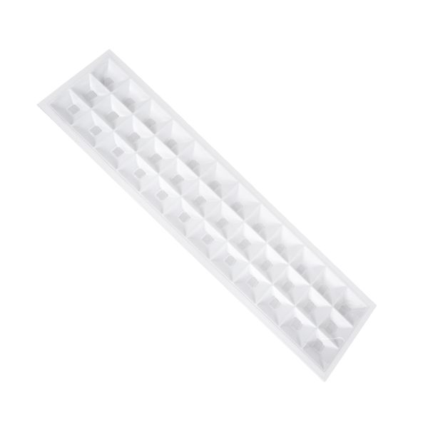 ZEUS 60972 Χωνευτό LED Panel 120x30cm 48W 7200lm 120° CRI≥86Ra UGR<19 Anti-Glare Shield Diffuser AC 220-240V IP44 Μ60 x Π60 x Υ3.3cm - Φυσικό Λευκό 4500K - Bridgelux High Lumen Chips - TÜV Certified Driver - 5 Years Warranty - Image 2