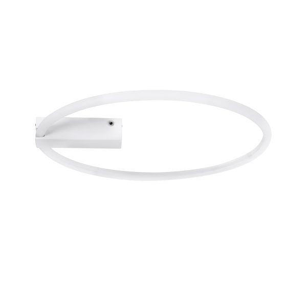 CINDERELLA 60981 Φωτιστικό Οροφής Δαχτυλίδι-Κύκλος LED CCT 30W 3360lm 360° AC 220-240V - Εναλλαγή Φωτισμού μέσω Τηλεχειριστηρίου All In One Ψυχρό 6000k+Φυσικό 4500k+Θερμό 2700k Dimmable Φ50cm - Λευκό - 3 Years Warranty - Image 2