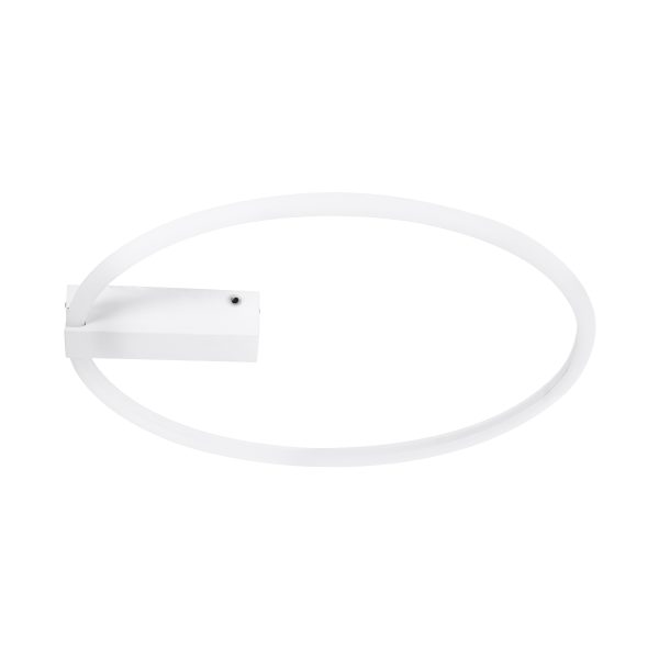 CINDERELLA 60981 Φωτιστικό Οροφής Δαχτυλίδι-Κύκλος LED CCT 30W 3360lm 360° AC 220-240V - Εναλλαγή Φωτισμού μέσω Τηλεχειριστηρίου All In One Ψυχρό 6000k+Φυσικό 4500k+Θερμό 2700k Dimmable Φ50cm - Λευκό - 3 Years Warranty - Image 4