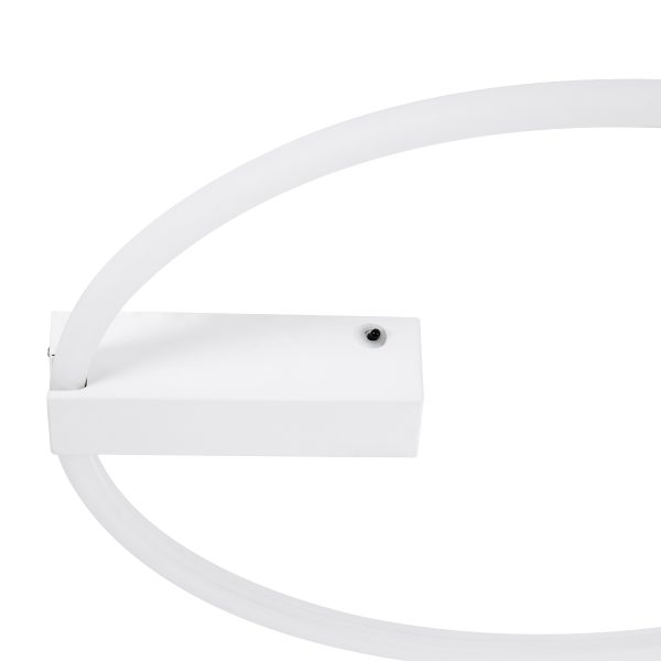CINDERELLA 60981 Φωτιστικό Οροφής Δαχτυλίδι-Κύκλος LED CCT 30W 3360lm 360° AC 220-240V - Εναλλαγή Φωτισμού μέσω Τηλεχειριστηρίου All In One Ψυχρό 6000k+Φυσικό 4500k+Θερμό 2700k Dimmable Φ50cm - Λευκό - 3 Years Warranty - Image 5