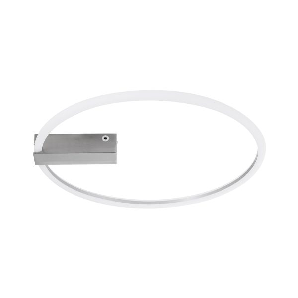 CINDERELLA 60983 Φωτιστικό Οροφής Δαχτυλίδι-Κύκλος LED CCT 30W 3360lm 360° AC 220-240V - Εναλλαγή Φωτισμού μέσω Τηλεχειριστηρίου All In One Ψυχρό 6000k+Φυσικό 4500k+Θερμό 2700k Dimmable Φ50cm - Χρώμιο Νικελ - 3 Years Warranty - Image 4