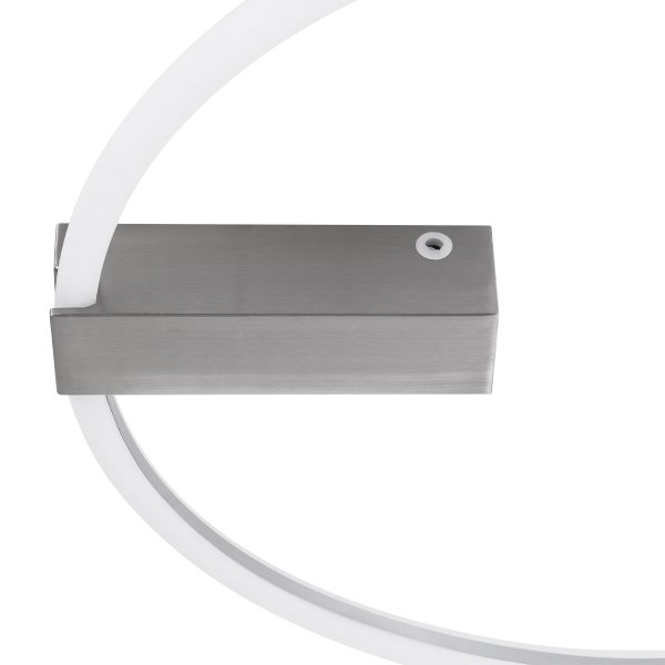 CINDERELLA 60983 Φωτιστικό Οροφής Δαχτυλίδι-Κύκλος LED CCT 30W 3360lm 360° AC 220-240V - Εναλλαγή Φωτισμού μέσω Τηλεχειριστηρίου All In One Ψυχρό 6000k+Φυσικό 4500k+Θερμό 2700k Dimmable Φ50cm - Χρώμιο Νικελ - 3 Years Warranty - Image 5