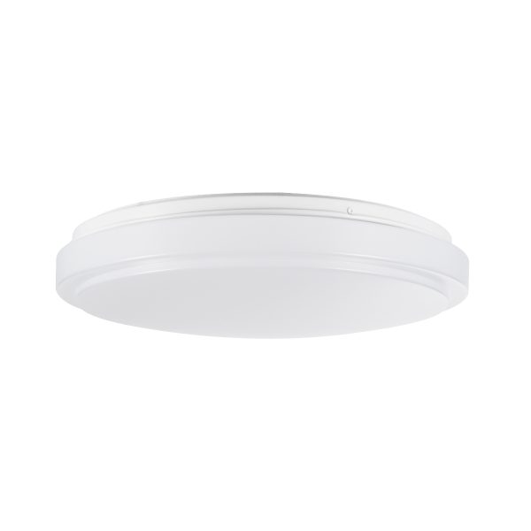 EMERGANO 60993 Πλαφονιέρα Οροφής LED 30W 2850lm 120° AC 220-240V με Ενσωματωμένο Σύστημα Emergency Li-ion 3450mAh/12.8Wh με Αυτονομία 3hrs - Αδιάβροχη IP54 Φ38 x Υ5.3cm Φυσικό Λευκό 4500K - Λευκό - Bridgelux Chips - 3 Years Warranty - Image 3