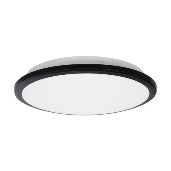 TUFFIN 60996 Πλαφονιέρα Οροφής LED 24W 2760lm 120° AC 220-240V Αδιάβροχη IP54 Φ30 x Υ6.5cm Ψυχρό Λευκό 6000K - Μαύρο - Bridgelux Chips - 3 Years Warranty - Image 3