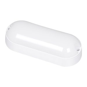 HOMIE 61000 LED Πλαφονιέρα Οροφής – Τοίχου Οβάλ 11W 960lm 150° AC 220-240V Αδιάβροχο IP65 Μ17 x Π7 x Υ4.5cm Ψυχρό Λευκό 6000K – 3 Years Warranty