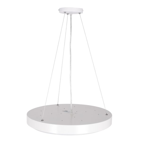 CASPER 61018 Κρεμαστή Πλαφονιέρα Οροφής LED CCT 76W 8372lm 120° AC 220-240V - Εναλλαγή Φωτισμού μέσω Τηλεχειριστηρίου All In One Ψυχρό Λευκό 6000k+Φυσικό Λευκό 4500k+Θερμό Λευκό 2700k Dimmable Φ45cm - Λευκό - 3 Years Warranty - Image 5