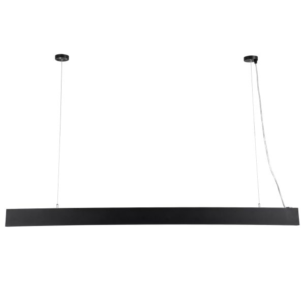 FELIX 61028-S Γραμμικό Φωτιστικό Οροφής Linear LED CCT 54W 6500lm 120° AC 220-240V Μ120 x Π3.5 x Υ7cm - Εναλλαγή Φωτισμού μέσω Τηλεχειριστηρίου All In One Ψυχρό 6000k+Φυσικό 4500k+Θερμό 2700k Dimmable - Μαύρο - 3 Years Warranty - Image 4
