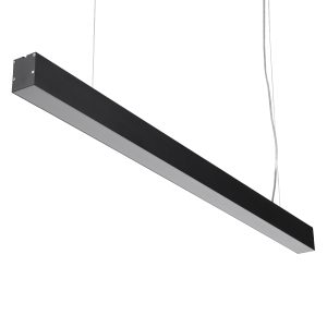 ORION 61030-P Γραμμικό Κρεμαστό Φωτιστικό Linear LED CCT 72W 8600lm 120° AC 220-240V Μ120 x Π5.5 x Υ7cm – Εναλλαγή Φωτισμού μέσω Τηλεχειριστηρίου All In One Ψυχρό 6000k+Φυσικό 4500k+Θερμό 2700k Dimmable – Μαύρο – 3 Years Warranty