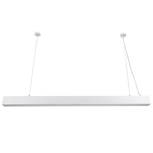 ORION 61031-S Γραμμικό Φωτιστικό Οροφής Linear LED CCT 72W 8600lm 120° AC 220-240V Μ120 x Π5.5 x Υ7cm - Εναλλαγή Φωτισμού μέσω Τηλεχειριστηρίου All In One Ψυχρό 6000k+Φυσικό 4500k+Θερμό 2700k Dimmable - Λευκό - 3 Years Warranty - Image 3
