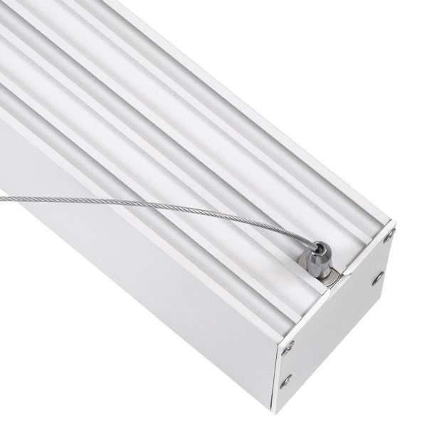 ORION 61031-S Γραμμικό Φωτιστικό Οροφής Linear LED CCT 72W 8600lm 120° AC 220-240V Μ120 x Π5.5 x Υ7cm - Εναλλαγή Φωτισμού μέσω Τηλεχειριστηρίου All In One Ψυχρό 6000k+Φυσικό 4500k+Θερμό 2700k Dimmable - Λευκό - 3 Years Warranty - Image 5