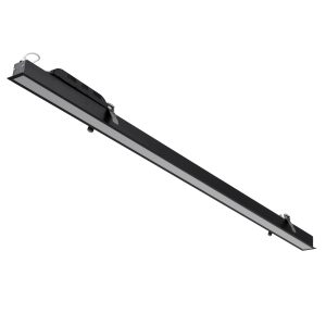 LUCA 61032 Γραμμικό Χωνευτό Φωτιστικό Linear LED CCT 54W 6500lm 120° AC 220-240V Μ121.5 x Π5 x Υ4cm – Εναλλαγή Φωτισμού μέσω Τηλεχειριστηρίου All In One Ψυχρό 6000k+Φυσικό 4500k+Θερμό 2700k Dimmable – Μαύρο – 3 Years Warranty