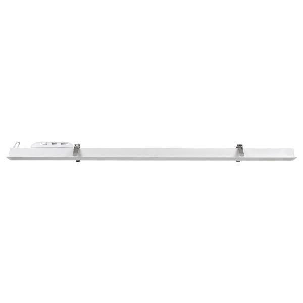 LUCA 61033 Γραμμικό Χωνευτό Φωτιστικό Linear LED CCT 54W 6500lm 120° AC 220-240V Μ121.5 x Π5 x Υ4cm - Εναλλαγή Φωτισμού μέσω Τηλεχειριστηρίου All In One Ψυχρό 6000k+Φυσικό 4500k+Θερμό 2700k Dimmable - Λευκό - 3 Years Warranty - Image 3