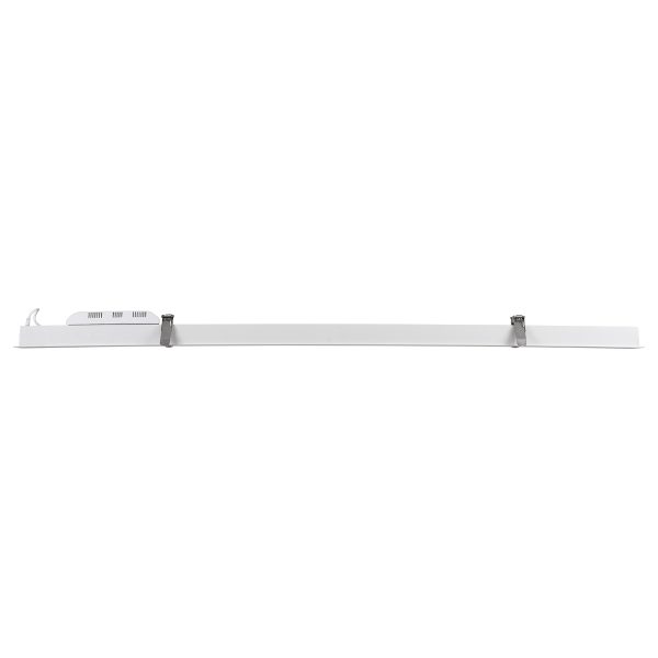 LUCA 61033 Γραμμικό Χωνευτό Φωτιστικό Linear LED CCT 54W 6500lm 120° AC 220-240V Μ121.5 x Π5 x Υ4cm - Εναλλαγή Φωτισμού μέσω Τηλεχειριστηρίου All In One Ψυχρό 6000k+Φυσικό 4500k+Θερμό 2700k Dimmable - Λευκό - 3 Years Warranty - Image 4