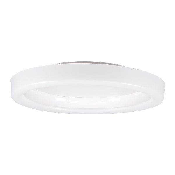 ARIANA 61035 Πλαφονιέρα Οροφής Κύκλος LED CCT 55W 6376lm 120° AC 220-240V - Εναλλαγή Φωτισμού μέσω Τηλεχειριστηρίου All In One Ψυχρό Λευκό 6000k+Φυσικό Λευκό 4500k+Θερμό Λευκό 2700k Dimmable Φ48cm - Λευκό - 3 Years Warranty - Image 3
