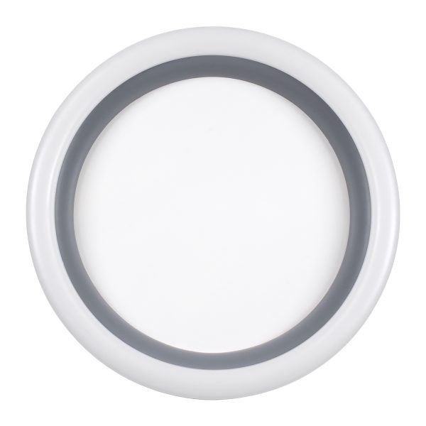 ARIANA 61036 Πλαφονιέρα Οροφής Κύκλος LED CCT 55W 6376lm 120° AC 220-240V - Εναλλαγή Φωτισμού μέσω Τηλεχειριστηρίου All In One Ψυχρό Λευκό 6000k+Φυσικό Λευκό 4500k+Θερμό Λευκό 2700k Dimmable Φ48cm - Γκρι Ανθρακί - 3 Years Warranty - Image 5