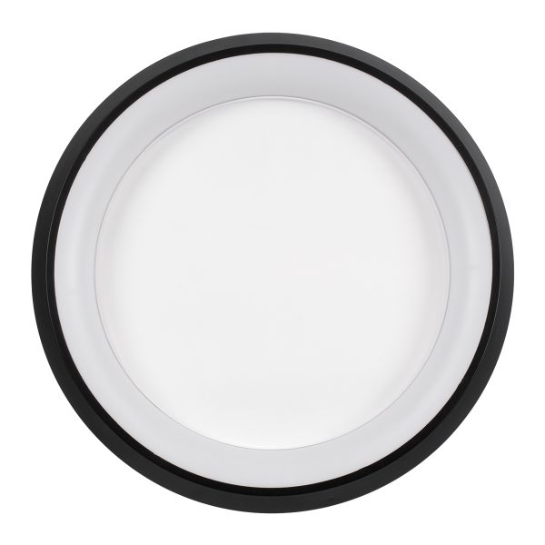 MELINA 61040 Πλαφονιέρα Οροφής Κύκλος LED CCT 55W 6376lm 120° AC 220-240V - Εναλλαγή Φωτισμού μέσω Τηλεχειριστηρίου All In One Ψυχρό Λευκό 6000k+Φυσικό Λευκό 4500k+Θερμό Λευκό 2700k Dimmable Φ48cm - Μαύρο - 3 Years Warranty - Image 5