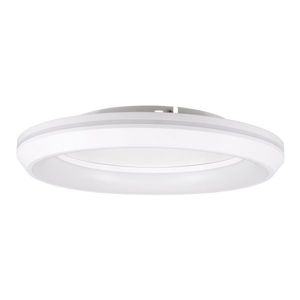 MELINA 61041 Πλαφονιέρα Οροφής Κύκλος LED CCT 55W 6376lm 120° AC 220-240V - Εναλλαγή Φωτισμού μέσω Τηλεχειριστηρίου All In One Ψυχρό Λευκό 6000k+Φυσικό Λευκό 4500k+Θερμό Λευκό 2700k Dimmable Φ48cm - Λευκό - 3 Years Warranty - Image 3
