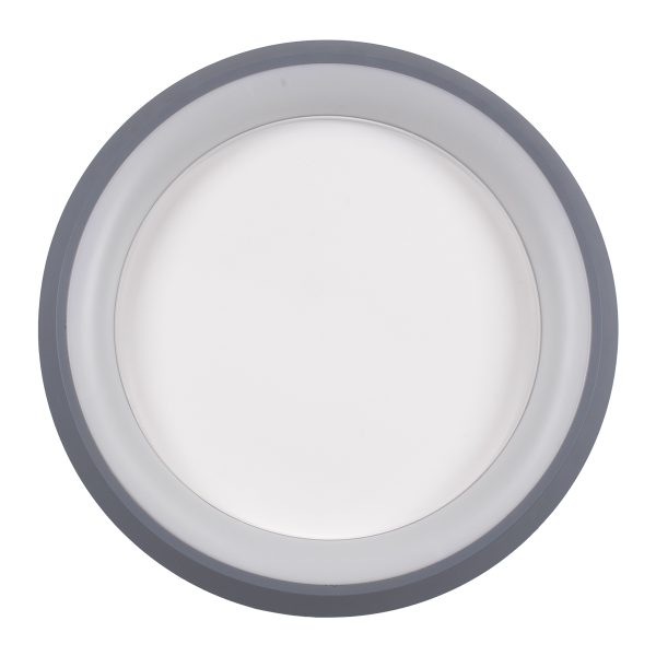 MELINA 61042 Πλαφονιέρα Οροφής Κύκλος LED CCT 55W 6376lm 120° AC 220-240V - Εναλλαγή Φωτισμού μέσω Τηλεχειριστηρίου All In One Ψυχρό Λευκό 6000k+Φυσικό Λευκό 4500k+Θερμό Λευκό 2700k Dimmable Φ48cm - Γκρι Ανθρακί - 3 Years Warranty - Image 5