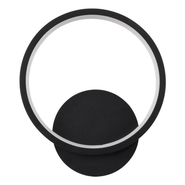 TED 61070 Φωτιστικό Τοίχου - Απλίκα Design LED CCT 9W 1080lm 300° AC 220-240V - Εναλλαγή Φωτισμού μέσω Διακόπτη On/Off All In One Ψυχρό 6000k+Φυσικό 4500k+Θερμό 2700k Μ20 x Π5.5 x Υ23cm - Μαύρο - Image 3