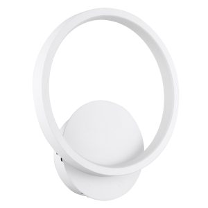 TED 61071 Φωτιστικό Τοίχου – Απλίκα Design LED CCT 9W 1080lm 300° AC 220-240V – Εναλλαγή Φωτισμού μέσω Διακόπτη On/Off All In One Ψυχρό 6000k+Φυσικό 4500k+Θερμό 2700k Μ20 x Π5.5 x Υ23cm – Λευκό