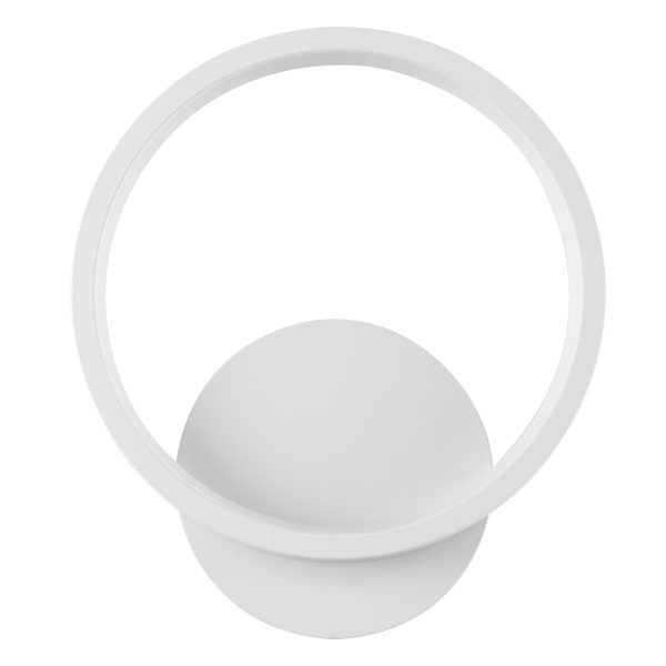 TED 61071 Φωτιστικό Τοίχου - Απλίκα Design LED CCT 9W 1080lm 300° AC 220-240V - Εναλλαγή Φωτισμού μέσω Διακόπτη On/Off All In One Ψυχρό 6000k+Φυσικό 4500k+Θερμό 2700k Μ20 x Π5.5 x Υ23cm - Λευκό - Image 3