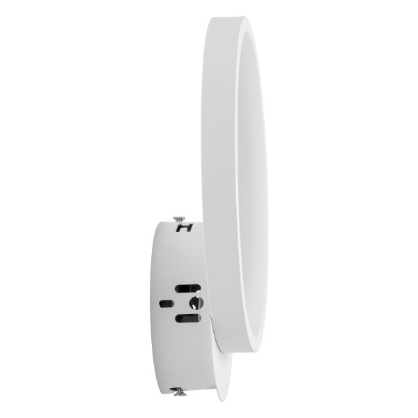 TED 61071 Φωτιστικό Τοίχου - Απλίκα Design LED CCT 9W 1080lm 300° AC 220-240V - Εναλλαγή Φωτισμού μέσω Διακόπτη On/Off All In One Ψυχρό 6000k+Φυσικό 4500k+Θερμό 2700k Μ20 x Π5.5 x Υ23cm - Λευκό - Image 4